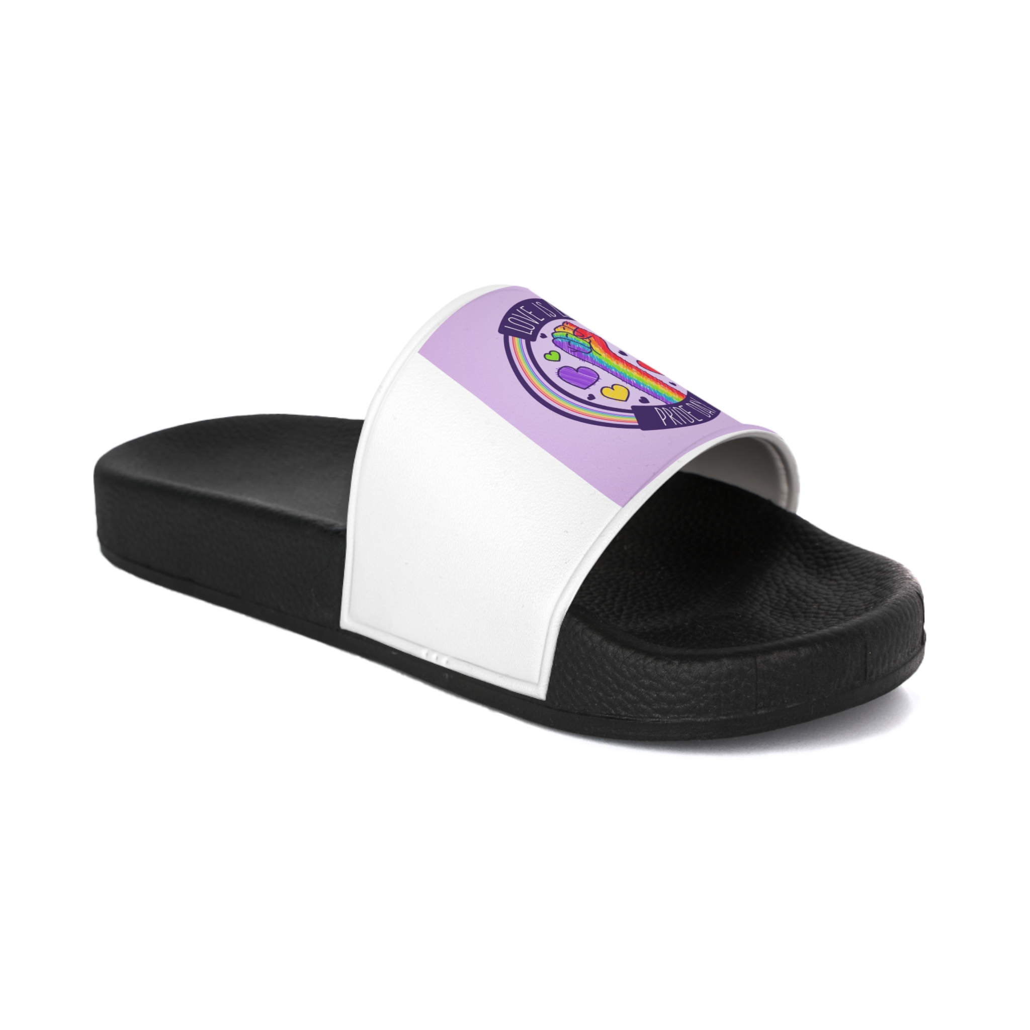 Pride Day Event Concept Mens Slide Sandals - Image 2