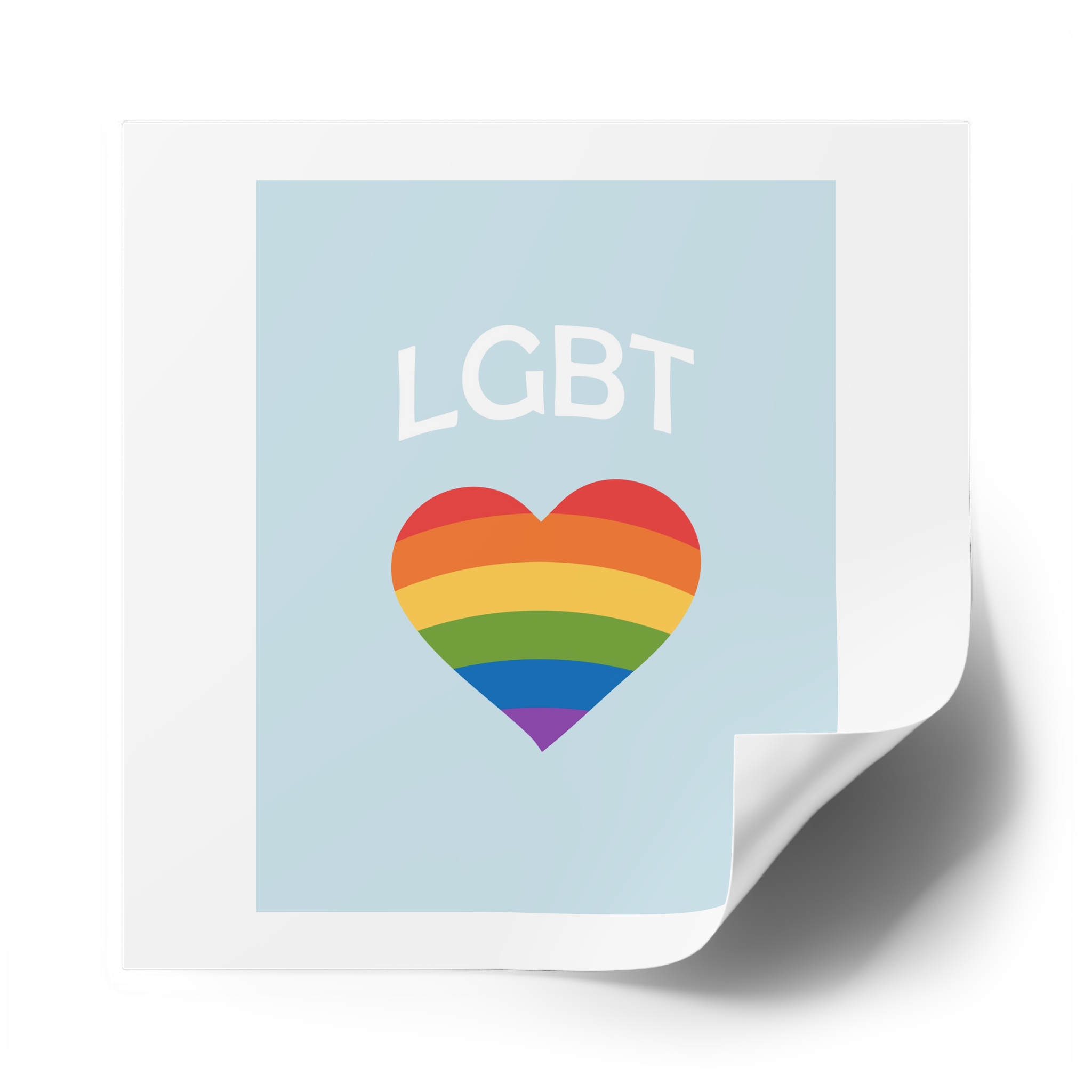 Pride 4 Laminate Stickers Square - Image 50