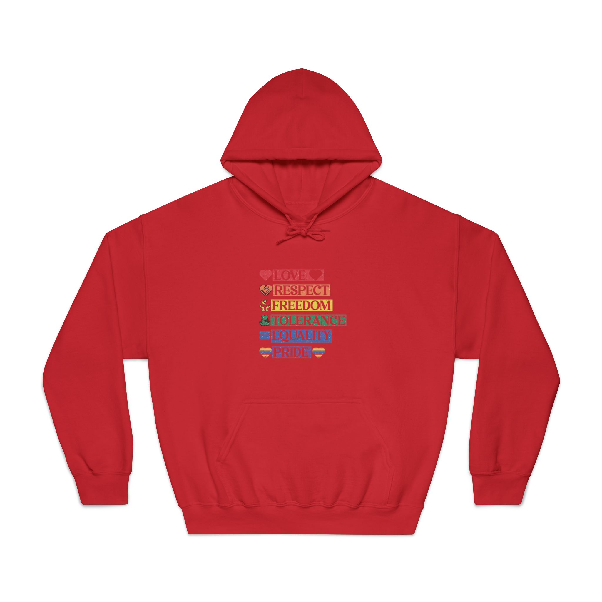 Lgbtq Pride Month Quote Eps Design Vector Pride Design Template (1) Unisex Dryblend Hooded Sweatshirt - Image 33