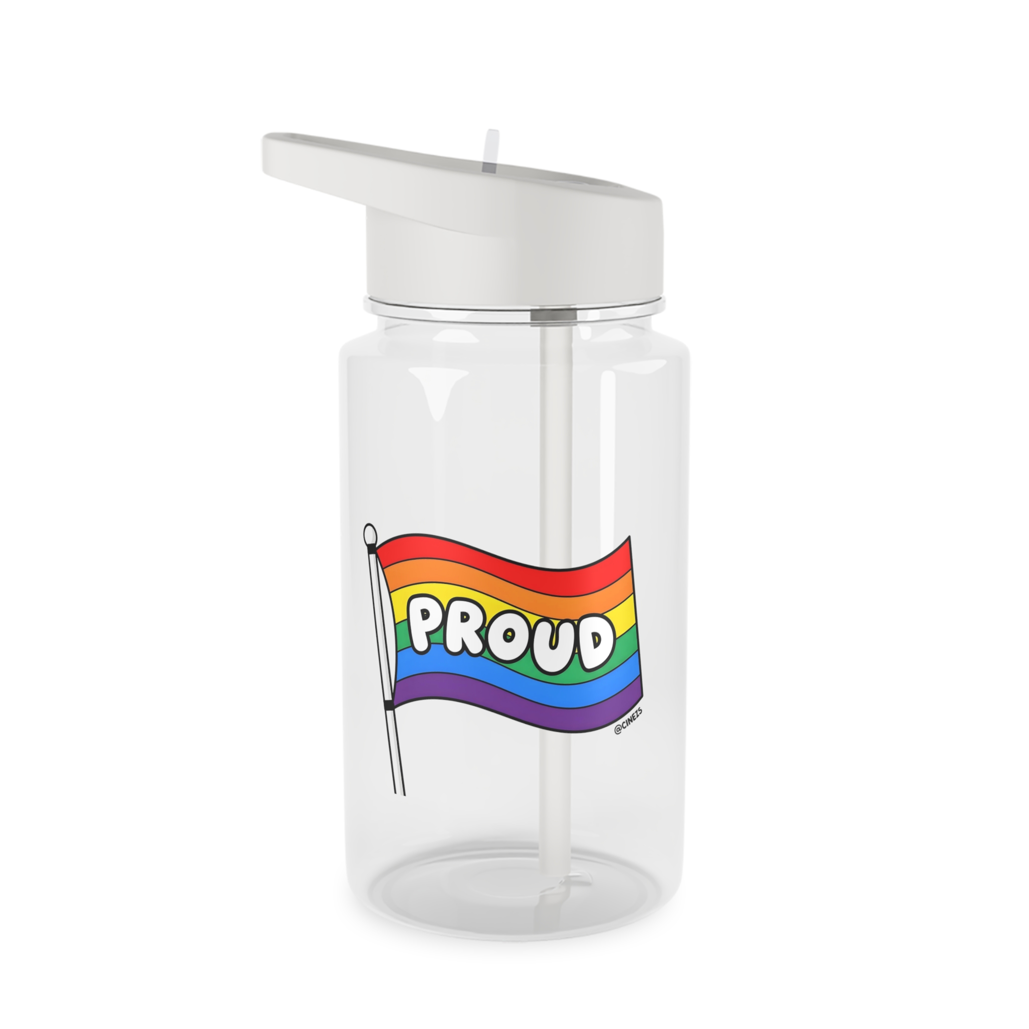 Proud Rainbow Flag Lgbtq Celebration Tritan Water Bottle
