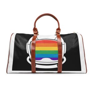 Astronaut Helmet Pride Gay Lgbt Waterproof Travel Bag