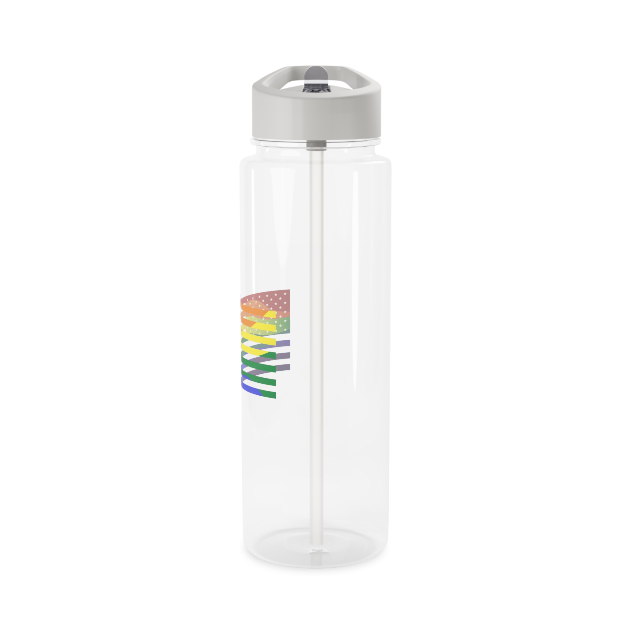 Pride Month America Concept Us Pride Month Flag Tritan Water Bottle - Image 7