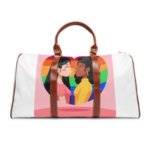 Lesbian Pride Design 2D6E24 Waterproof Travel Bag