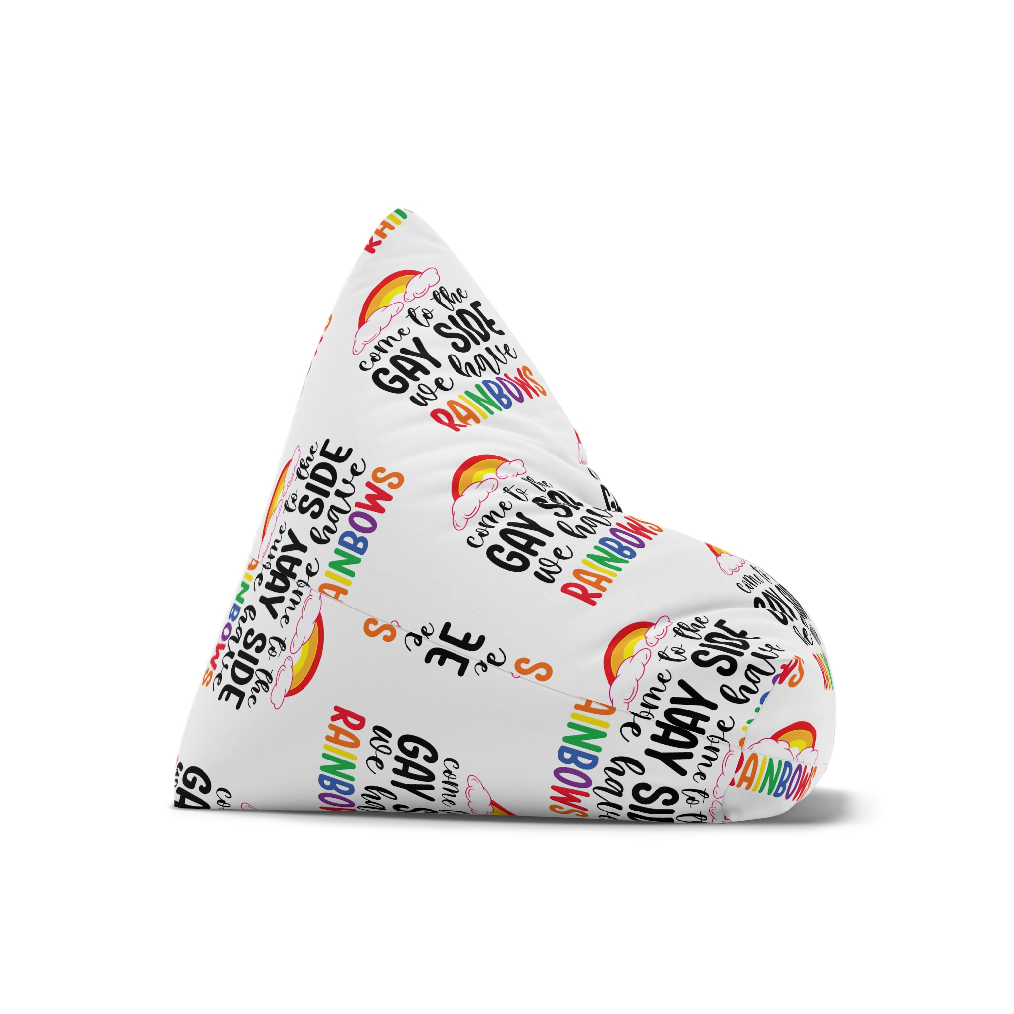Gay Pride Svg Design Bean Bag Chair Cover - Image 7