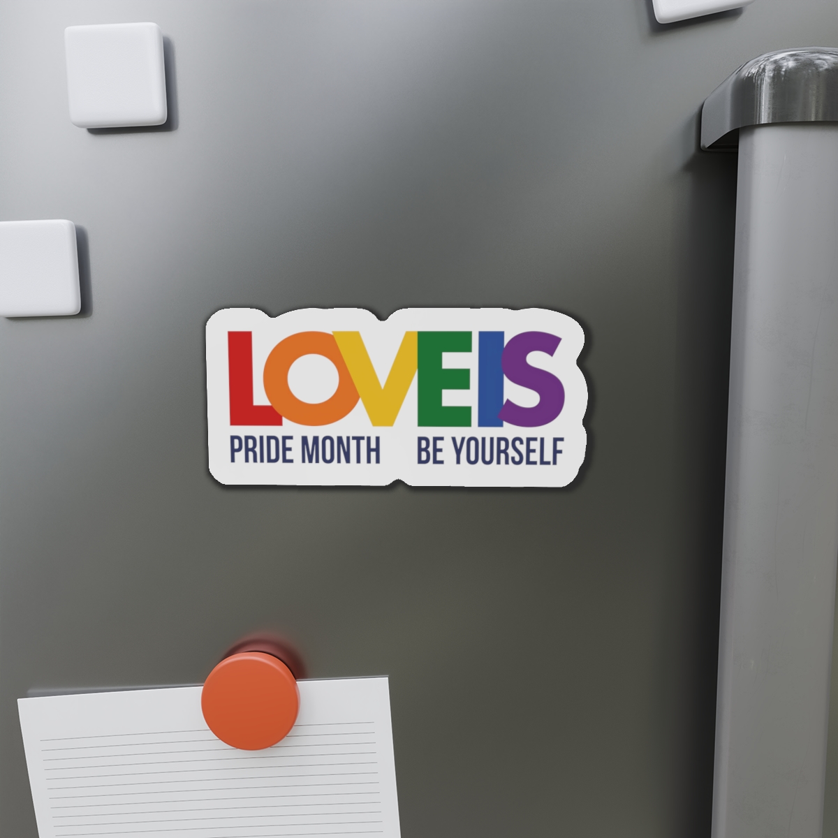 Lgbt Pride Month June 2026 Lesbian Gay Bisexual Transgender Lgbtq Flag Rainbow Love Vector Die Cut Magnets - Image 14
