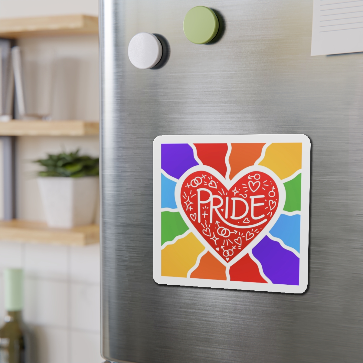 Pride Day Concept Illustration Die Cut Magnets - Image 12