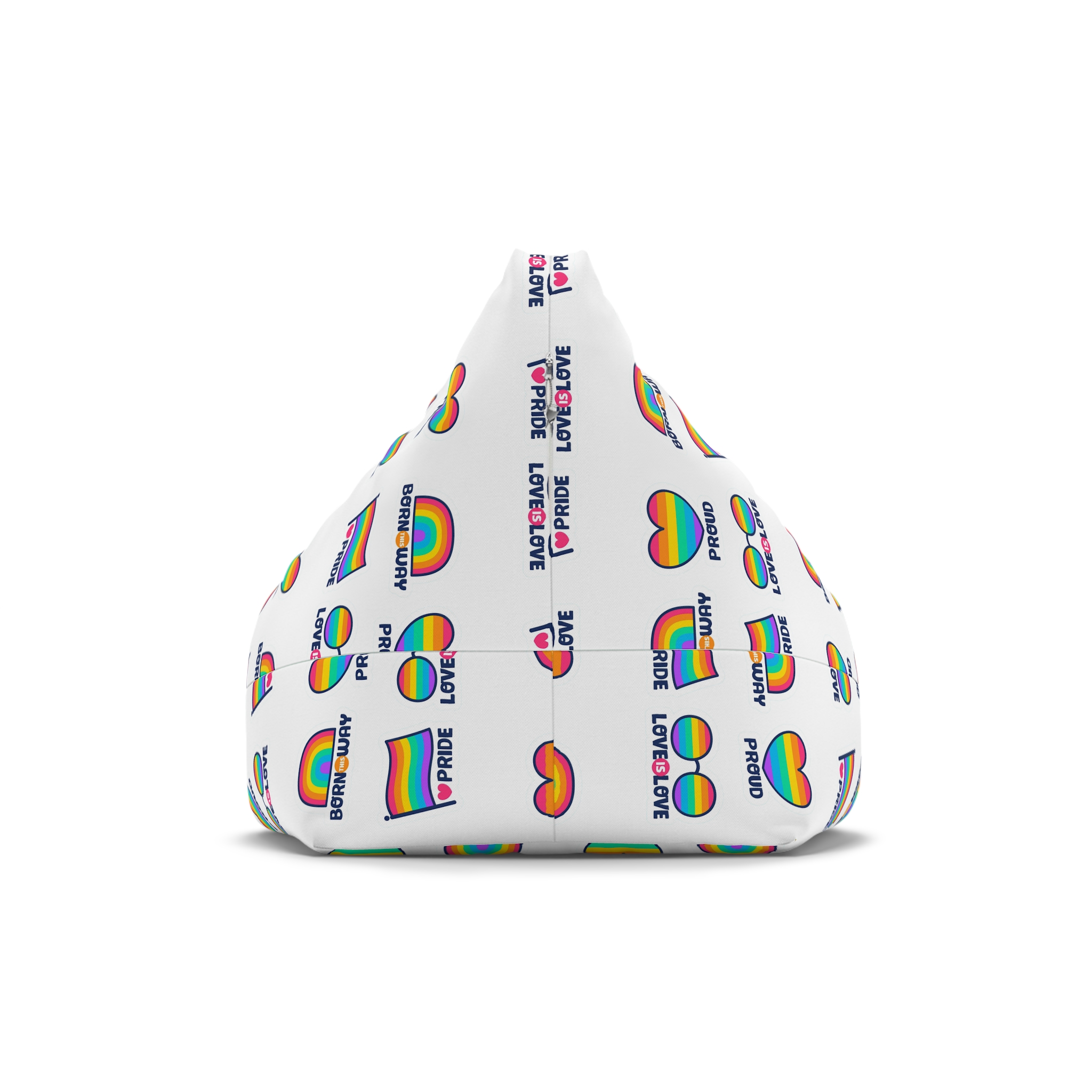 Pride Day Lables Collection Bean Bag Chair Cover - Image 2