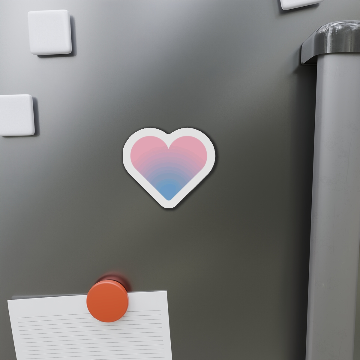 Gradient Heart Symbol Love Affection Die Cut Magnets - Image 11