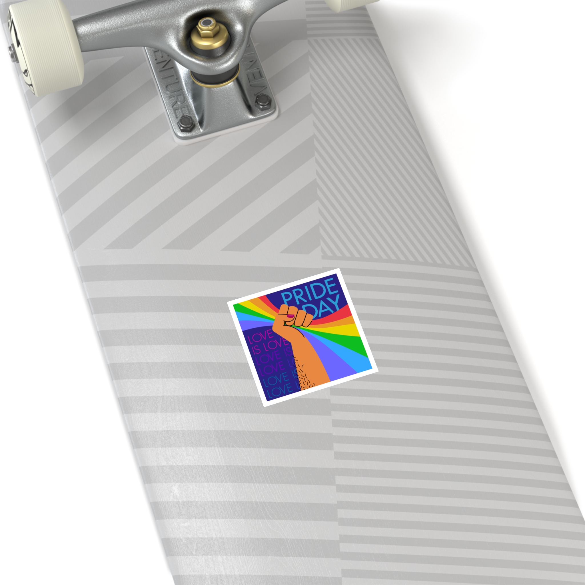 Pride Day Concept(1) Laminate Stickers Square - Image 4