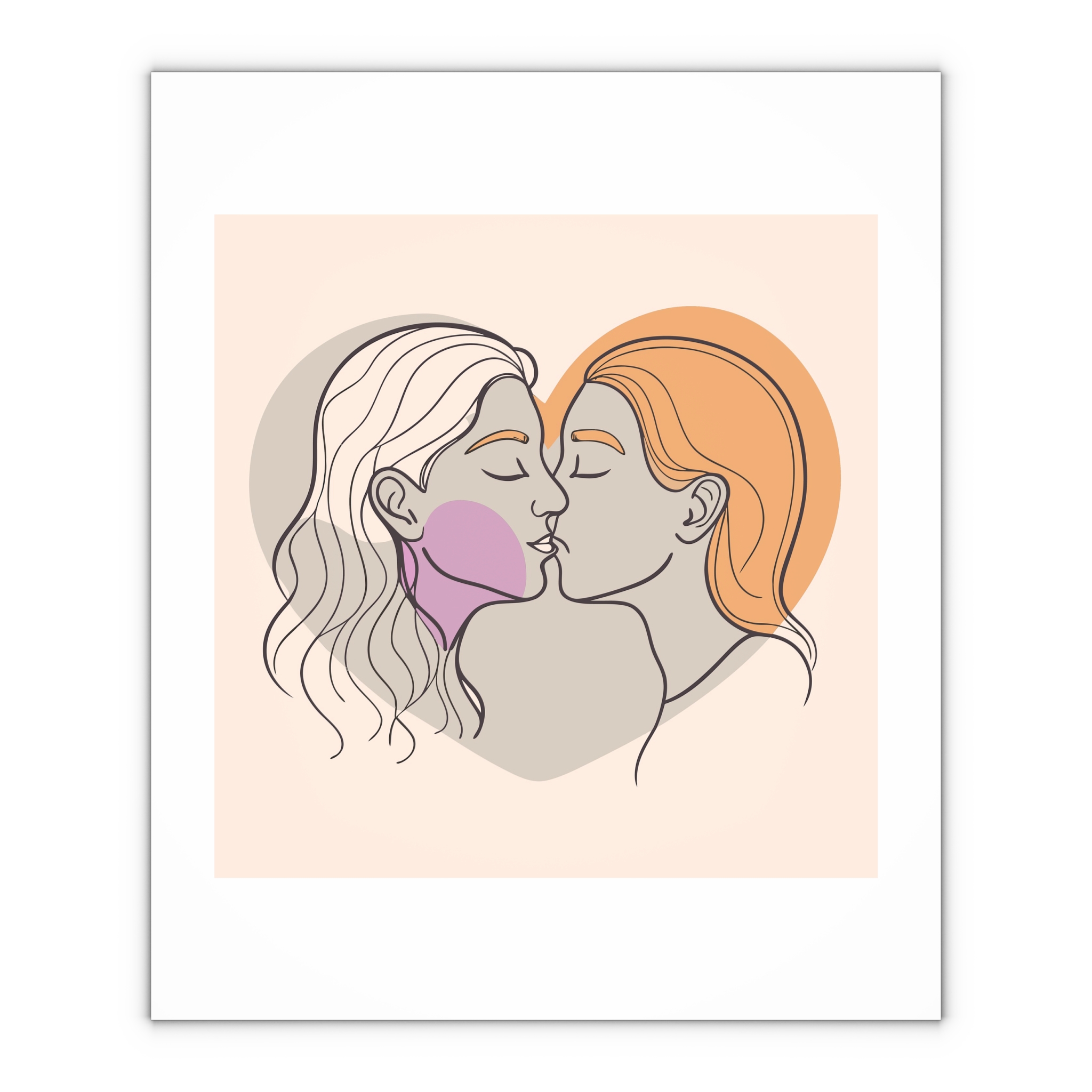 Lesbian Pride Design 5F97E3 Gift Wrapping Paper Sheets 1pc - Image 4