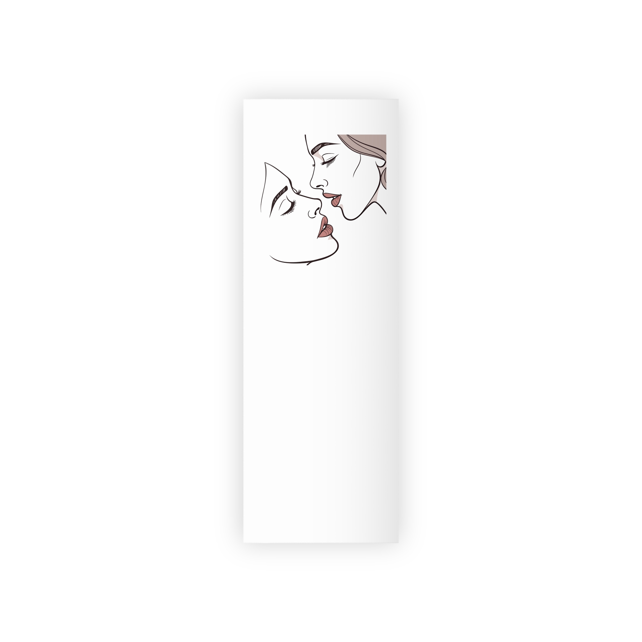 Perfect Lip Set Open Close Smooches (1) Gift Wrapping Paper Rolls 1pc - Image 5
