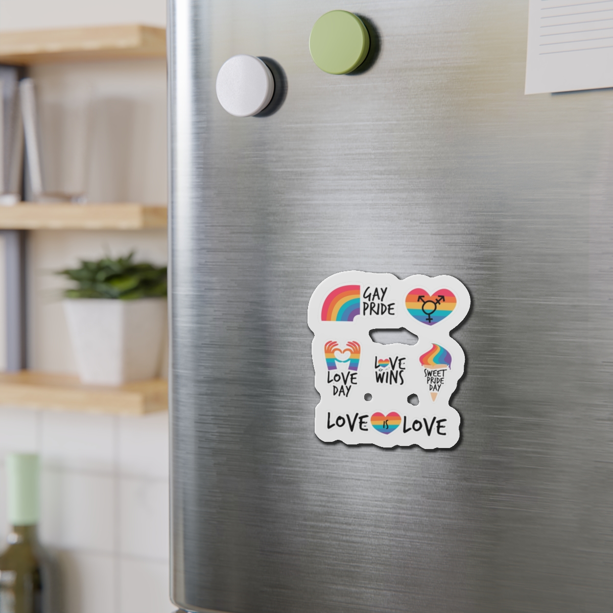 Pride Day Label Pack Theme Die Cut Magnets - Image 9