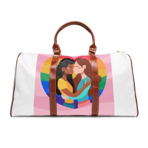 Lesbian Pride Design 5F97D4 Waterproof Travel Bag