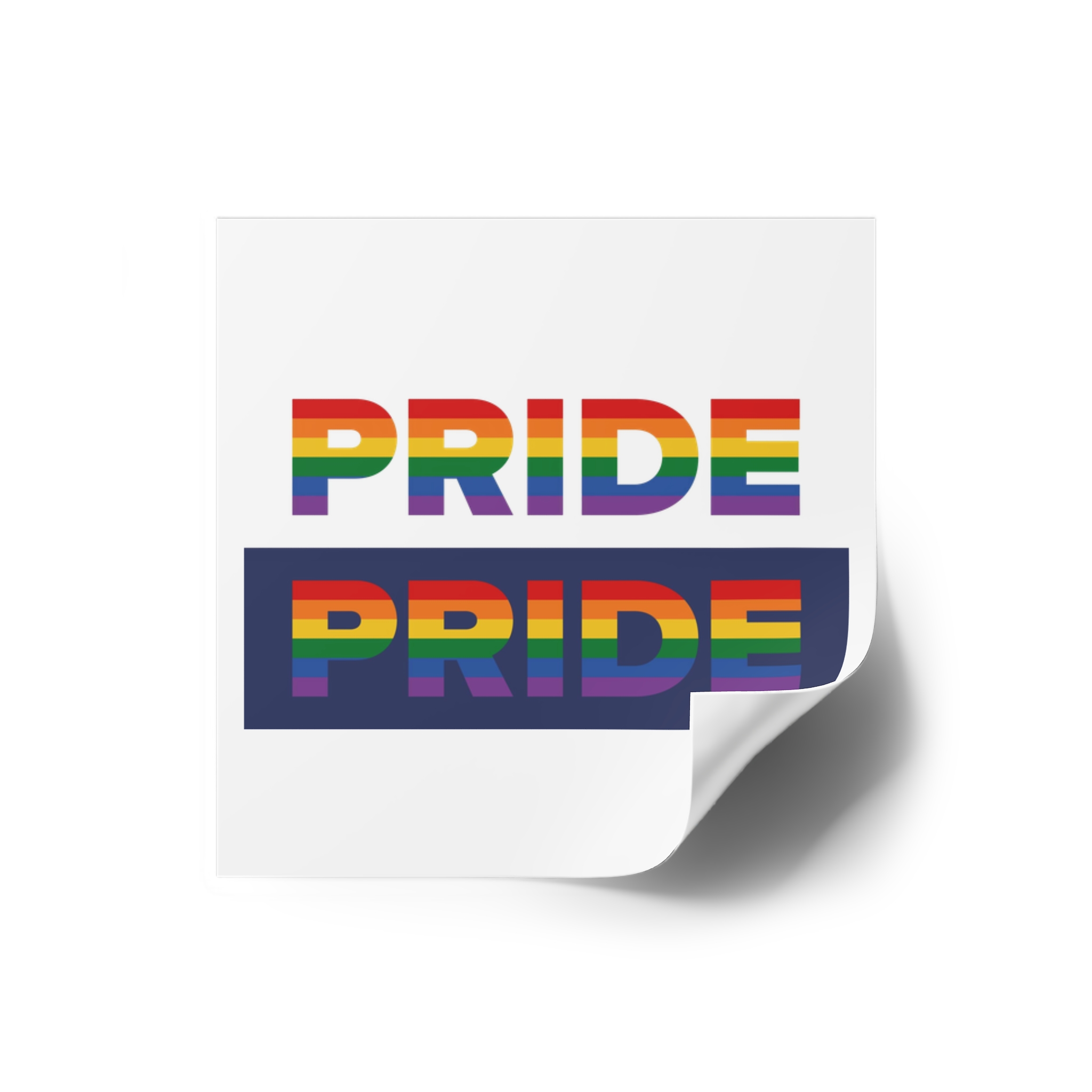 Lgbt Pride Month June Lesbian Gay Bisexual Transgender Lgbtq Flag Rainbow Vector(3) Laminate Stickers Square - Image 2