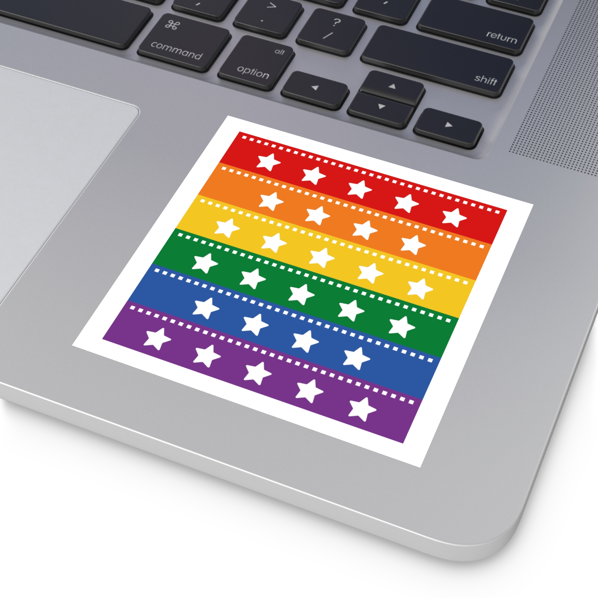 Lgbt Pride Month June Lesbian Gay Bisexual Transgender Lgbtq Flag Rainbow Vector(4) Laminate Stickers Square - Image 19