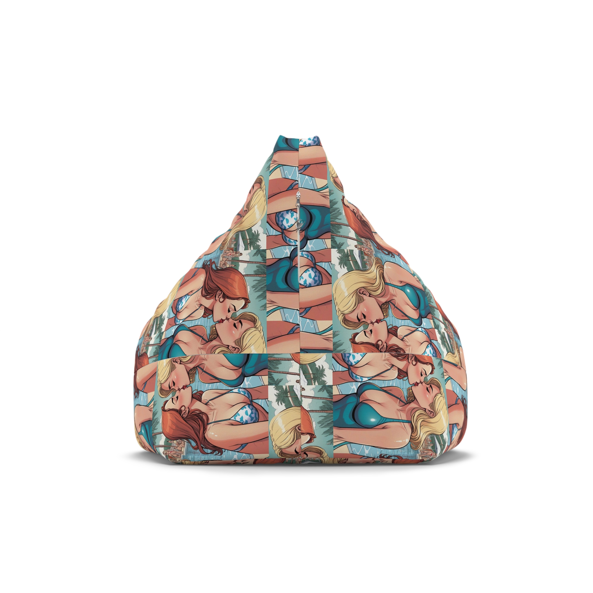 Lesbian Pride Design 4C84D6 Bean Bag Chair Cover - Image 2