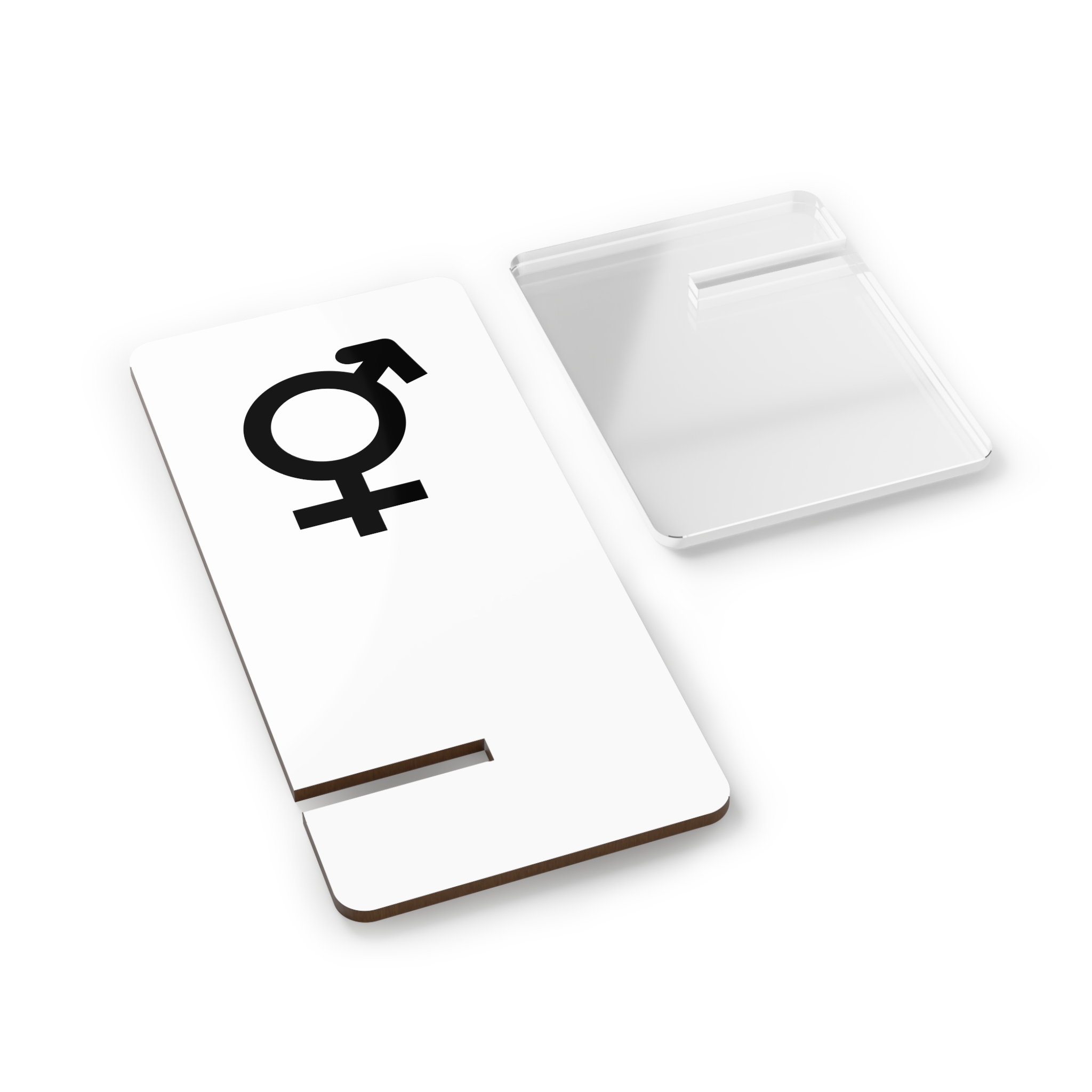 Combined Gender Symbol Diversity Identity Mobile Display Stand For Smartphones - Image 2