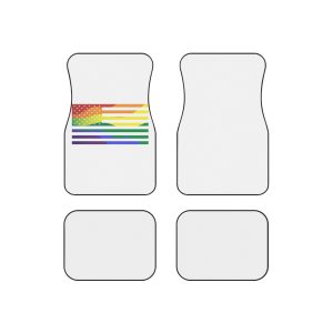 Pride Month America Concept Us Pride Month Flag Car Mats Set Of 4