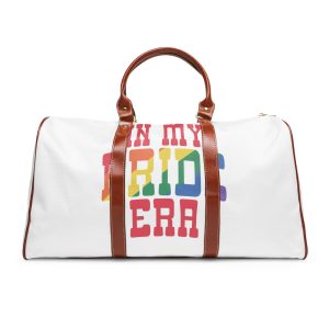 Black Shirt With Words My Rainbow Waterproof Travel Bag