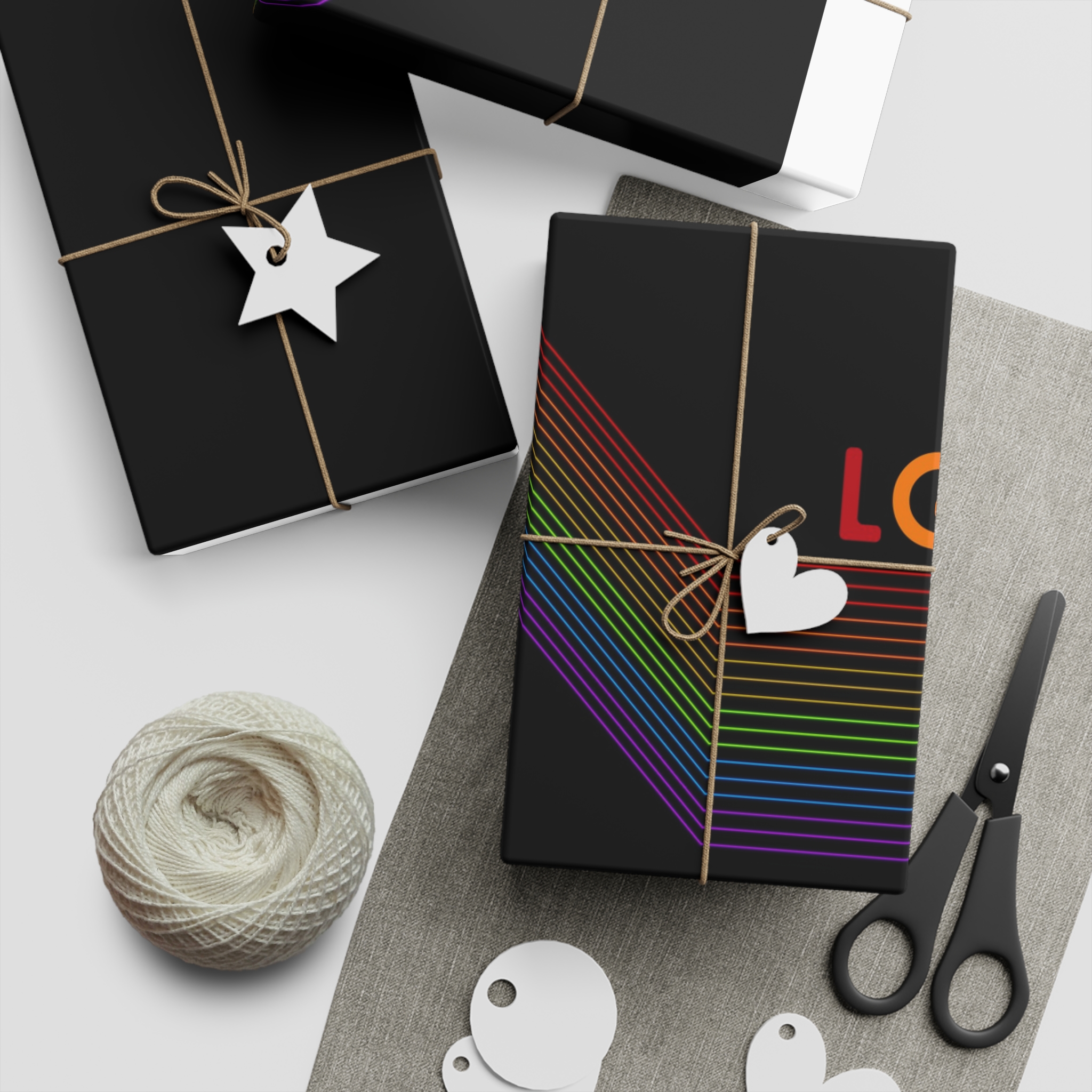 Lesbian Pride Design 175519 Gift Wrapping Paper Sheets 1pc - Image 5
