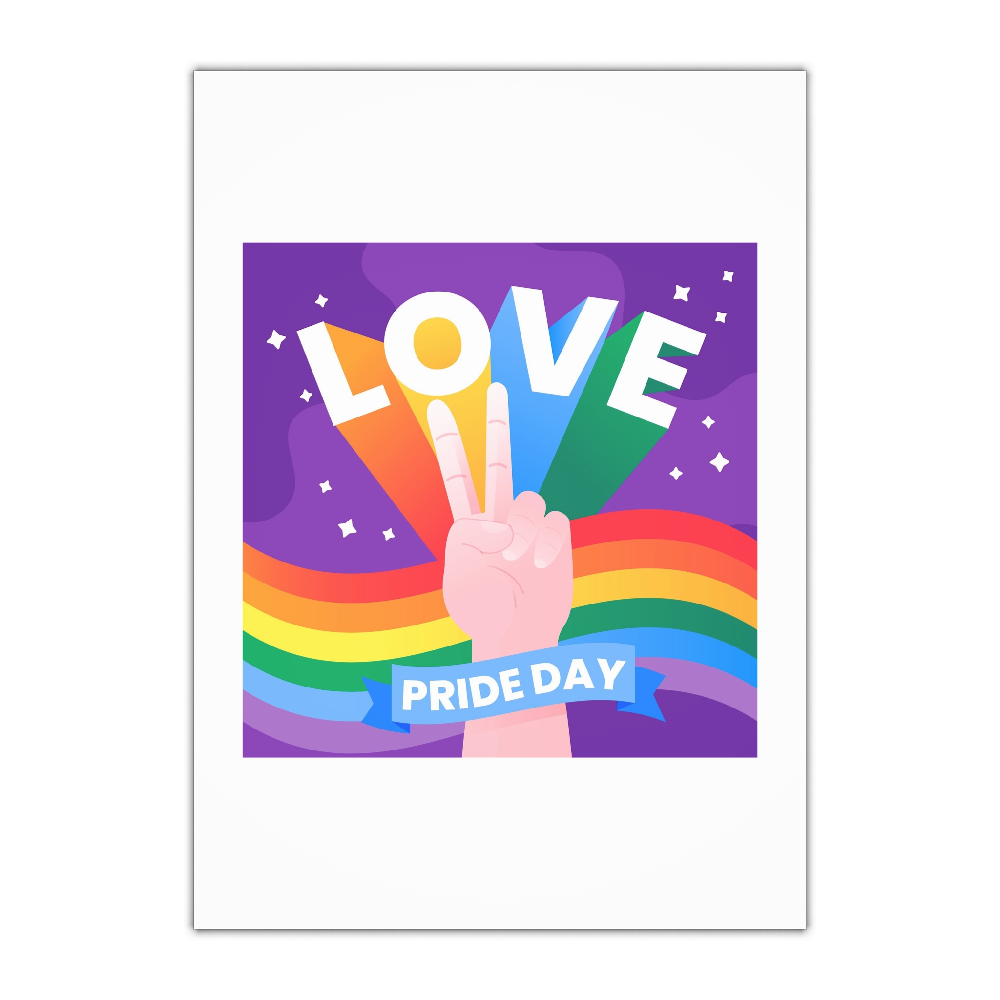 Pride Day Event Message Design Gift Wrapping Paper Sheets 1pc