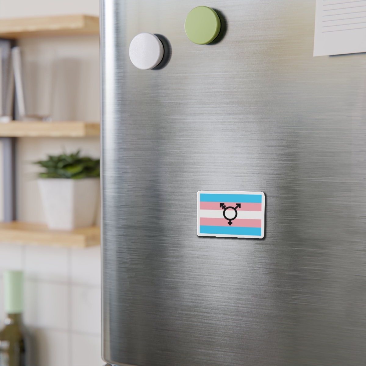 Lesbian Pride Design 8F6ADF Die Cut Magnets - Image 3