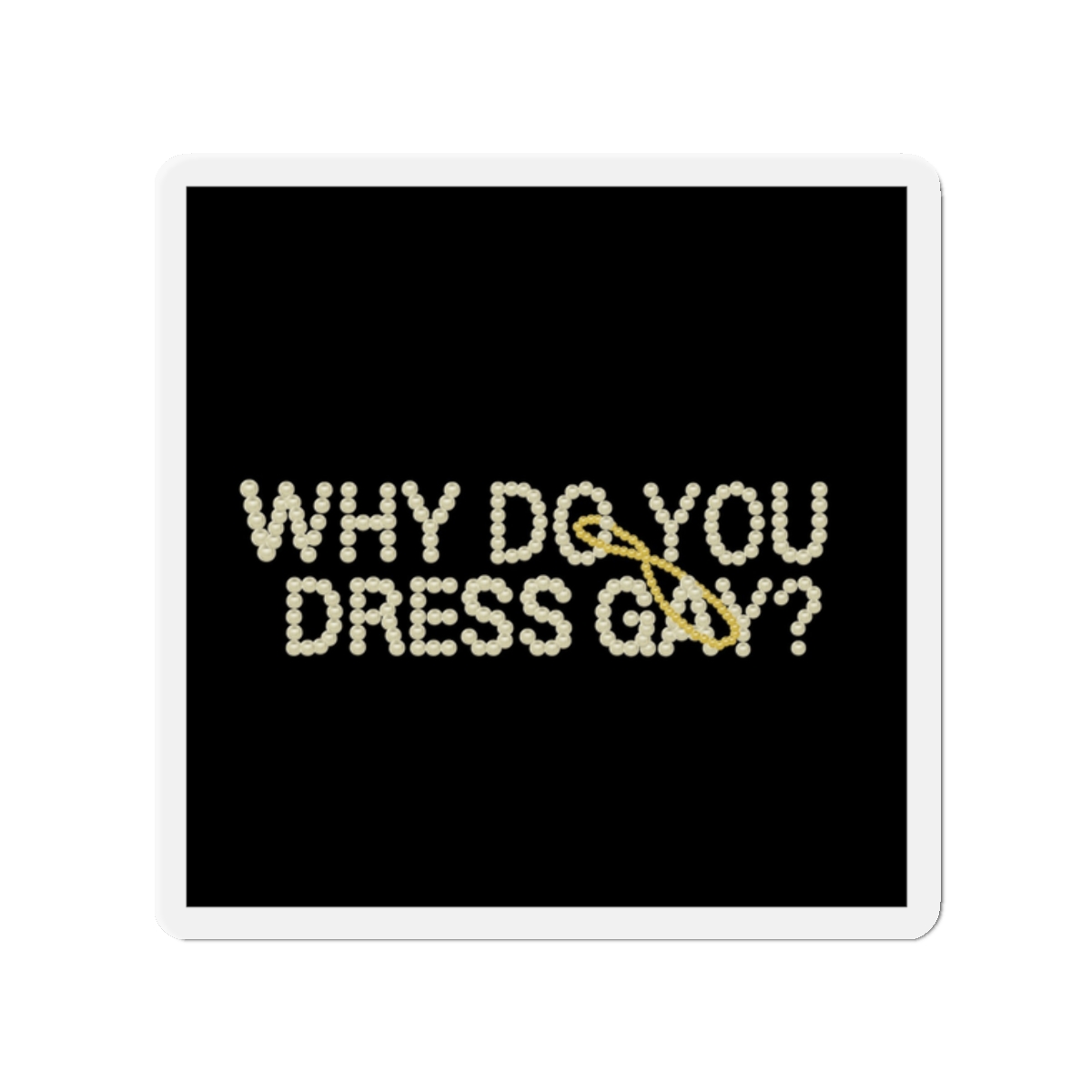 Lesbian Pride Design 20D8C4 Die Cut Magnets