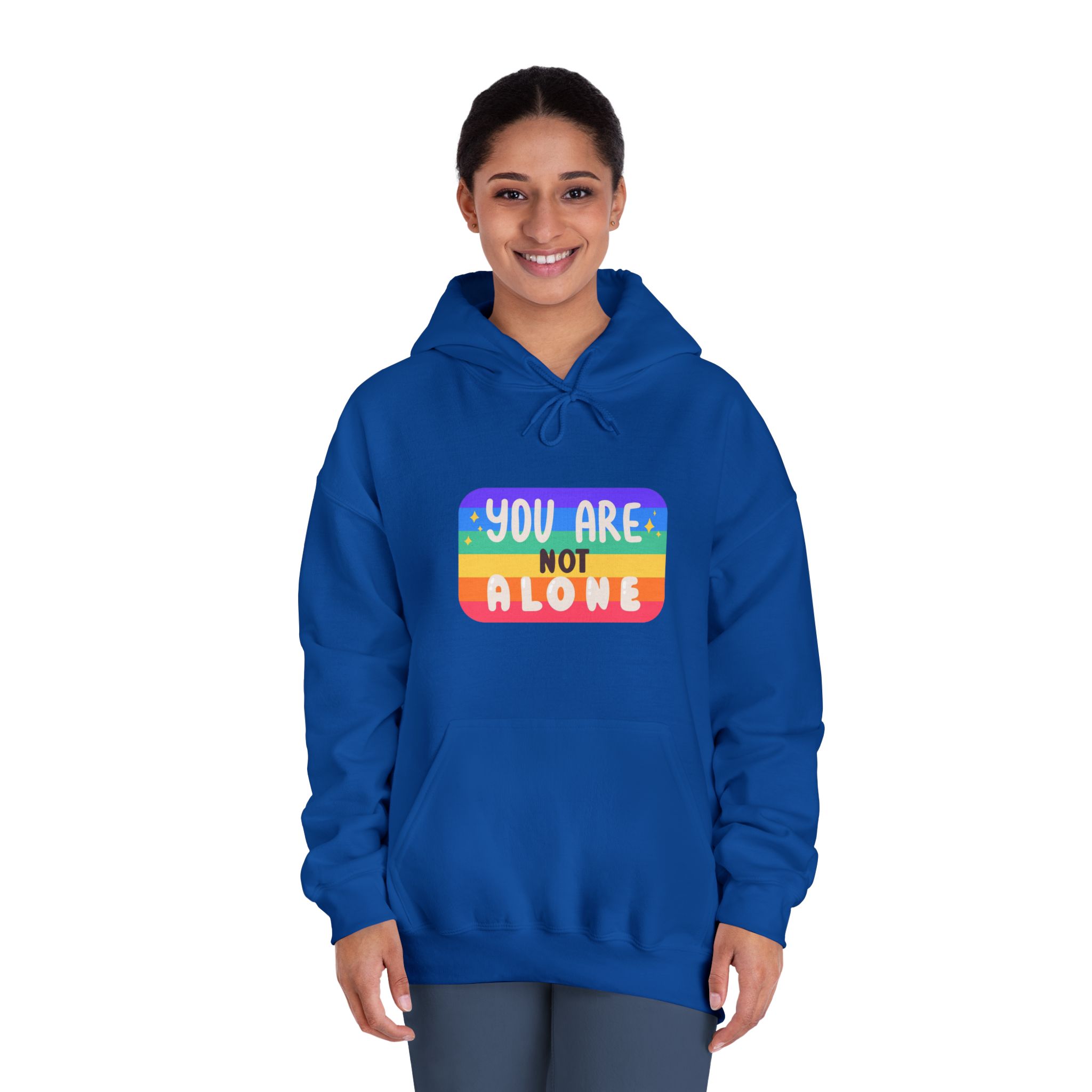 Lgbt Sticker Pack White Background Lgbtq Set Symbol Lgbt Pride Community Rainbow Elements Vector Hand Draw Illustration Hand Drawn Lettering(4) Unisex Dryblend Hooded Sweatshirt - Image 28