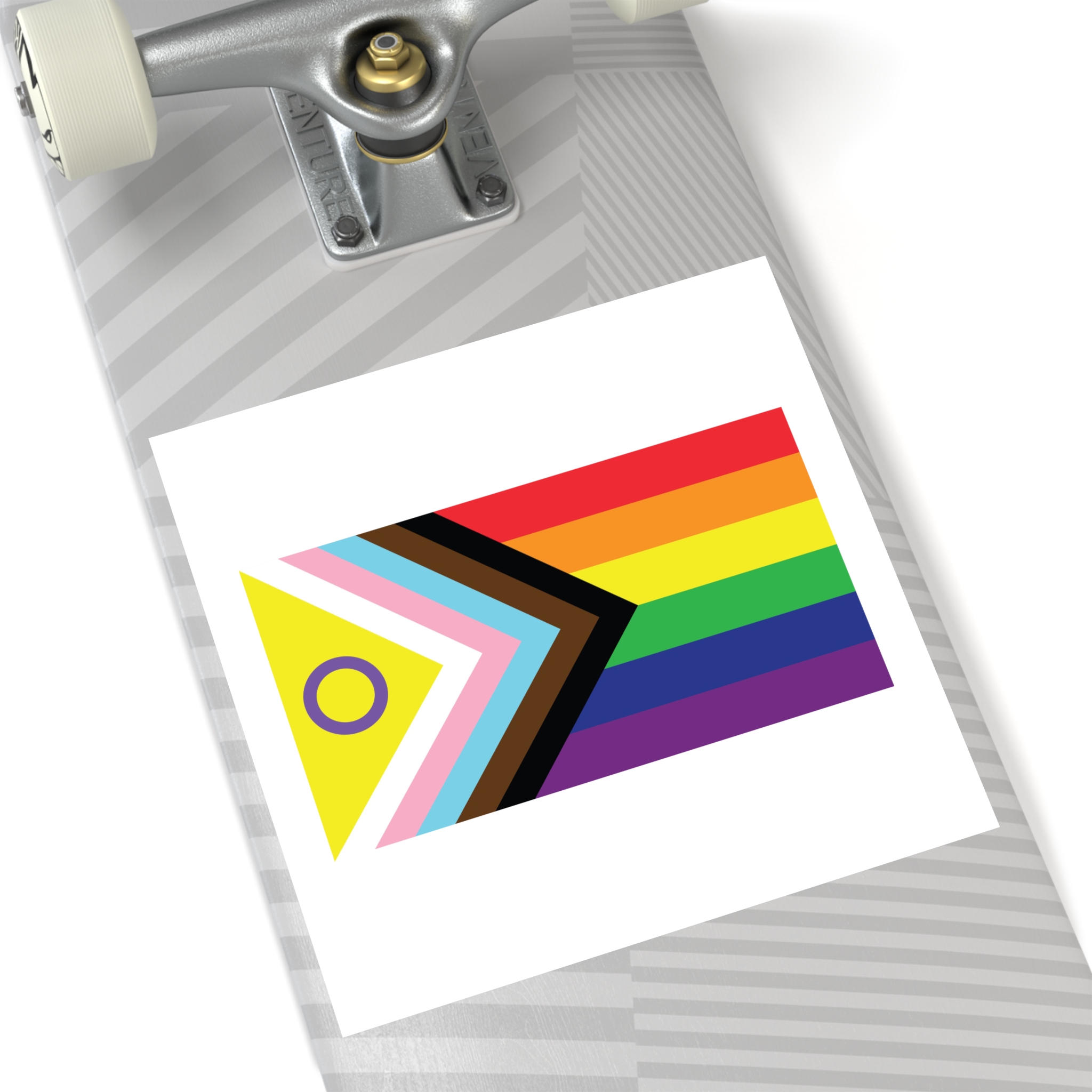 Illustration Rainbow Flag Art Vector Laminate Stickers Square - Image 60