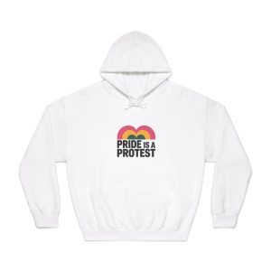 Price Isa Protest T Shirt Design Isolated White Background Unisex Dryblend Hooded Sweatshirt