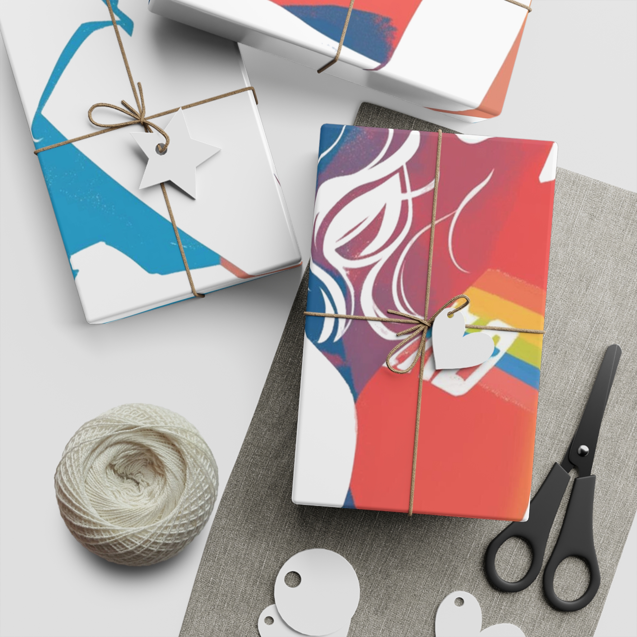 Lesbian Pride Parade Banner Gift Wrapping Paper Sheets 1pc - Image 5