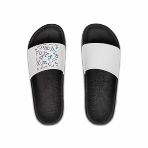 Seamless Pattern With Gender Signs Mens Slide Sandals