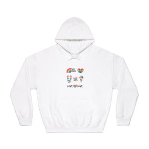Pride Day Label Pack Theme Unisex Dryblend Hooded Sweatshirt