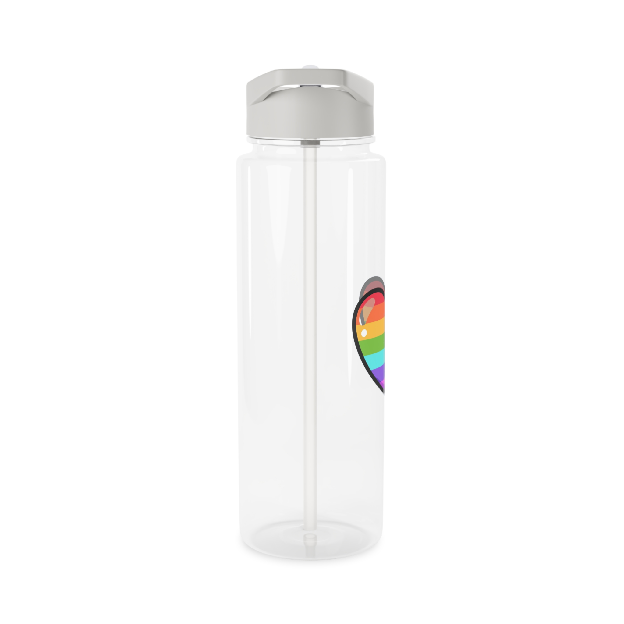 Pride Heart Cartoon Style Tritan Water Bottle - Image 8