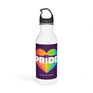 Colorful Pride Day Concept Stainless Steel Water Bottle