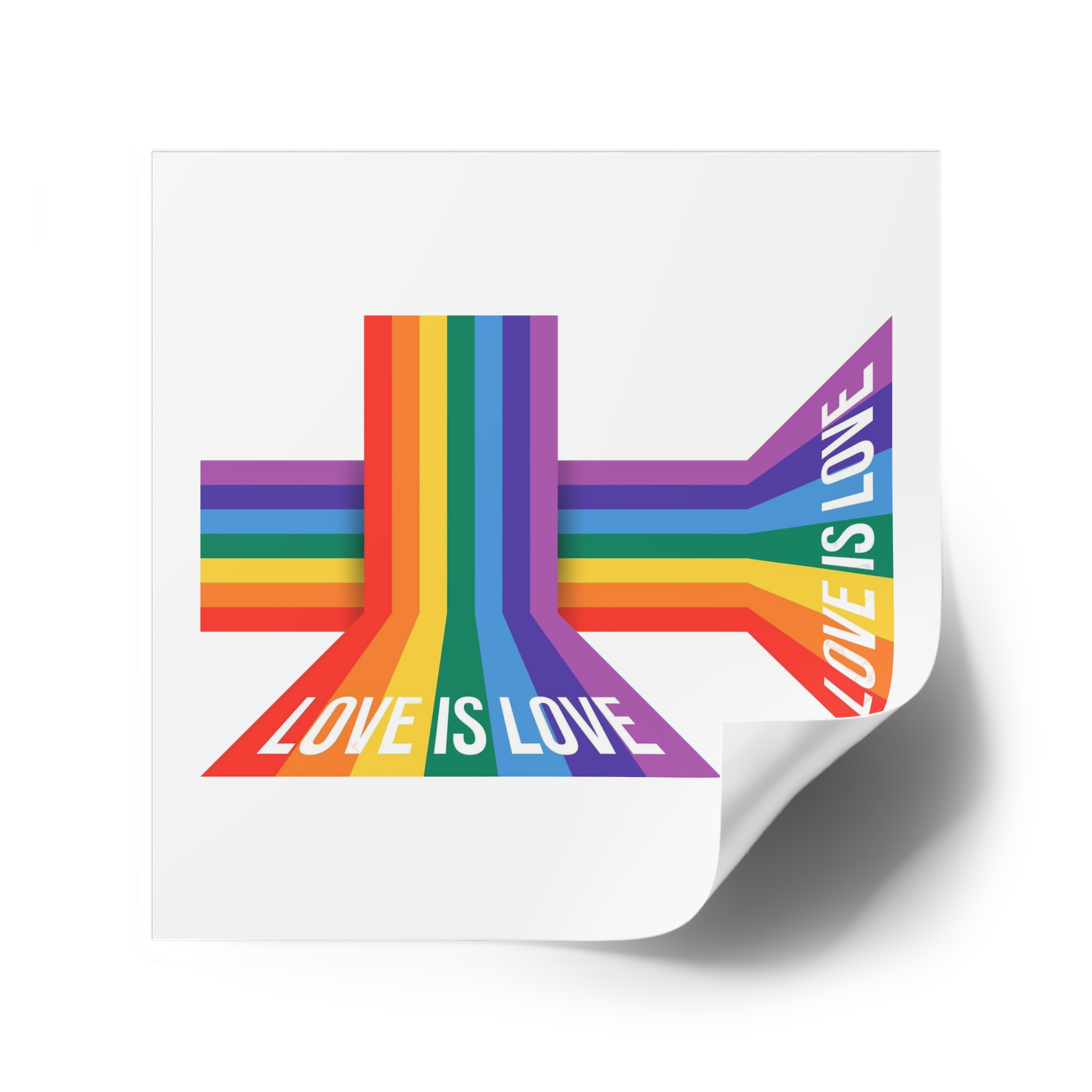 Pride Month Banner With Pride Lgbtq Rainbow Flag Vector Background Laminate Stickers Square - Image 34