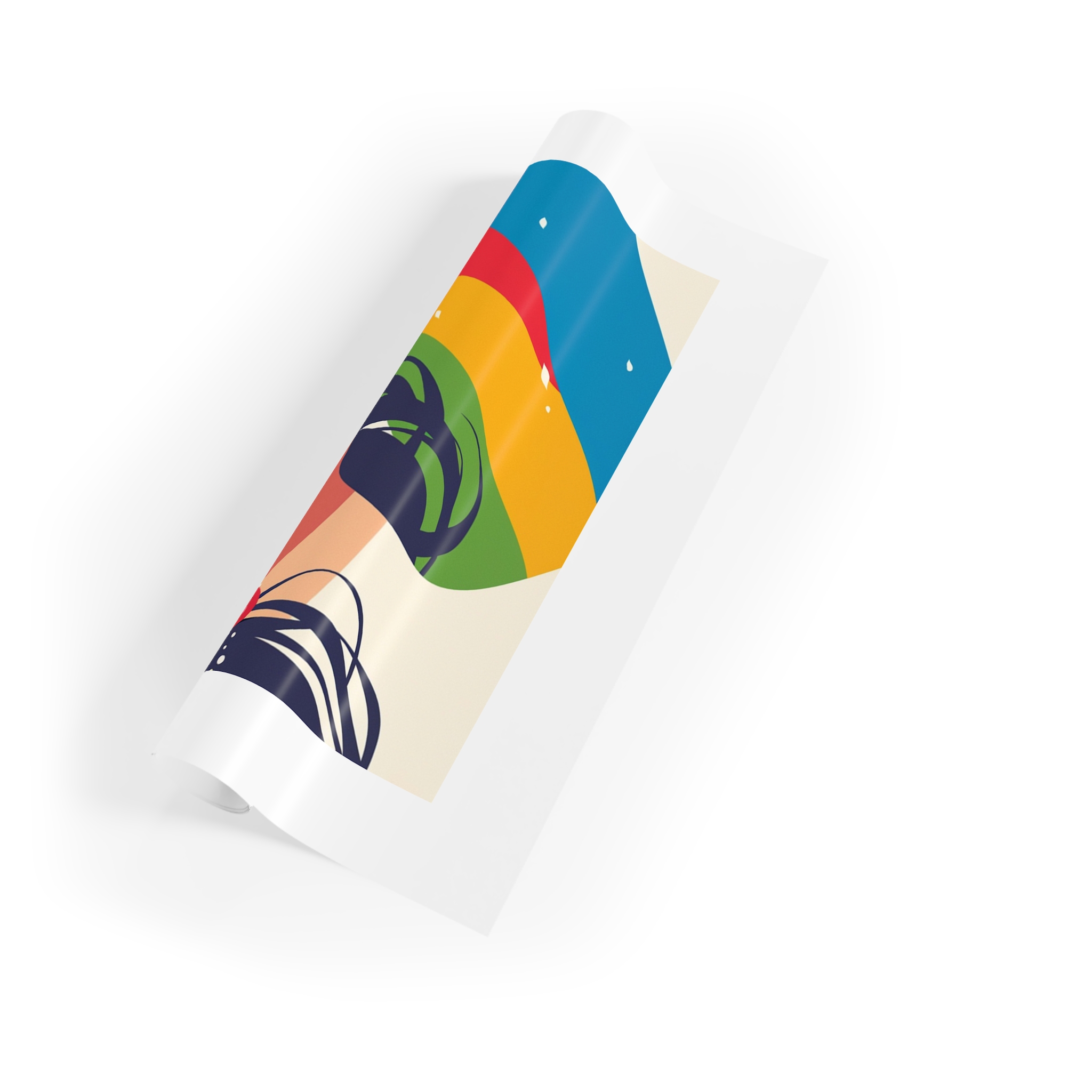 Lesbian Pride Design F63166 Gift Wrapping Paper Rolls 1pc - Image 3