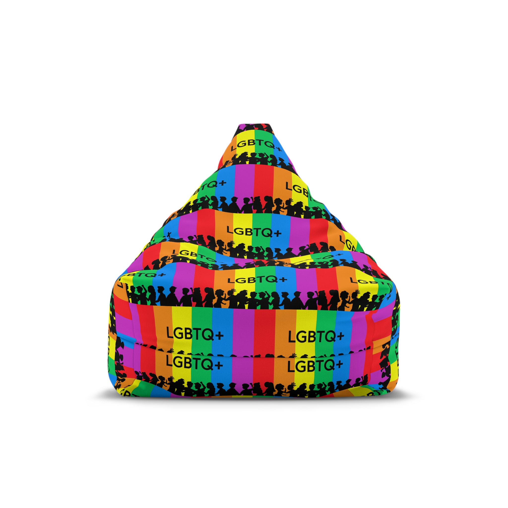 Rainbow Lgbt Lgbtqia Pride Flag Sign Flat Icon Bean Bag Chair Cover