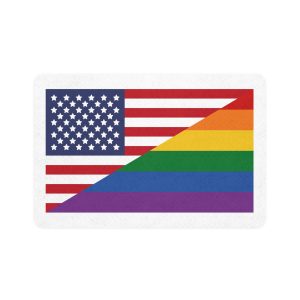 Lgbt Pride Month June Lesbian Gay Bisexual Transgender Lgbtq Flag Rainbow Vector(2) (1) Pet Food Mat 12x18