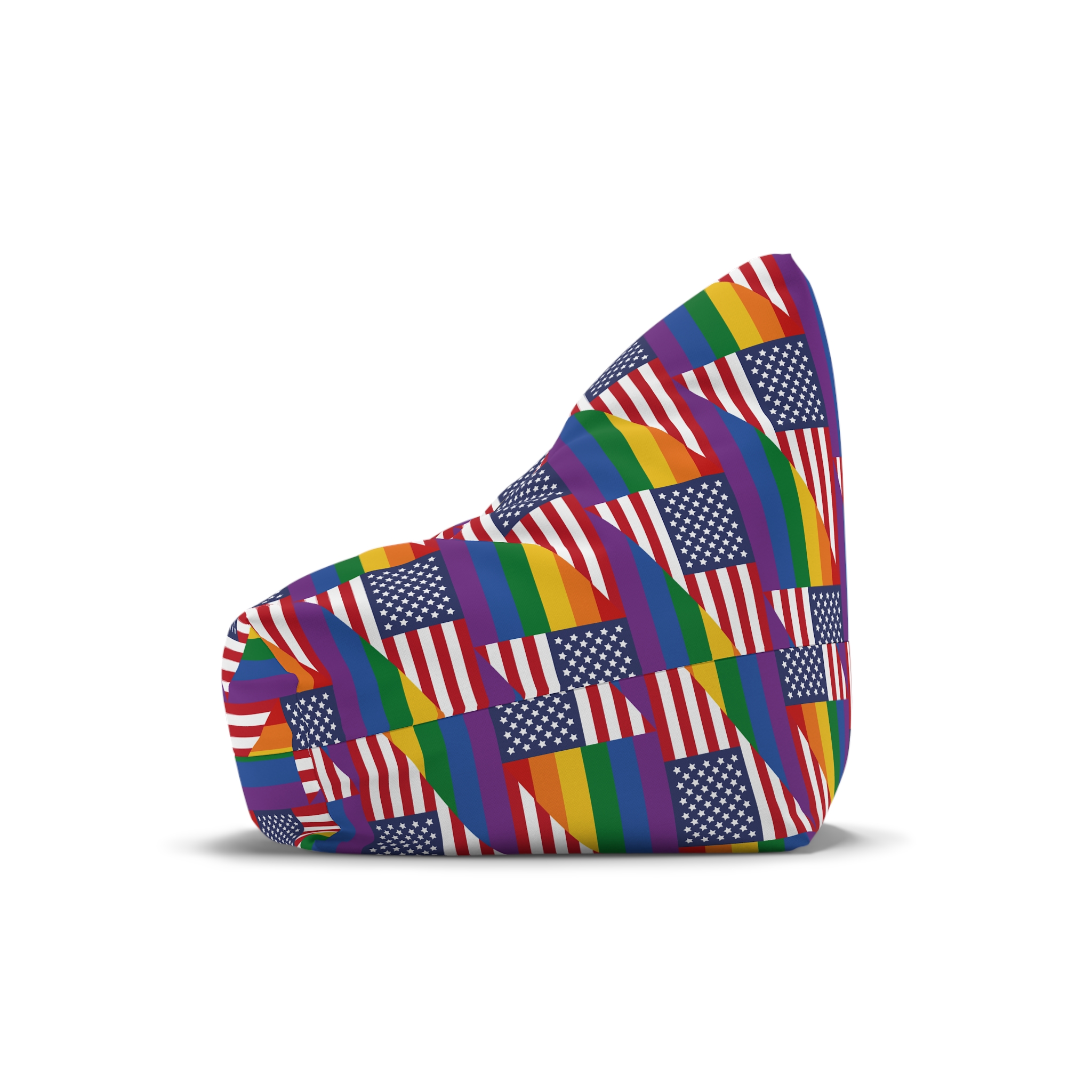 Lgbt Pride Month June Lesbian Gay Bisexual Transgender Lgbtq Flag Rainbow Vector(2) (1) Bean Bag Chair Cover - Image 4