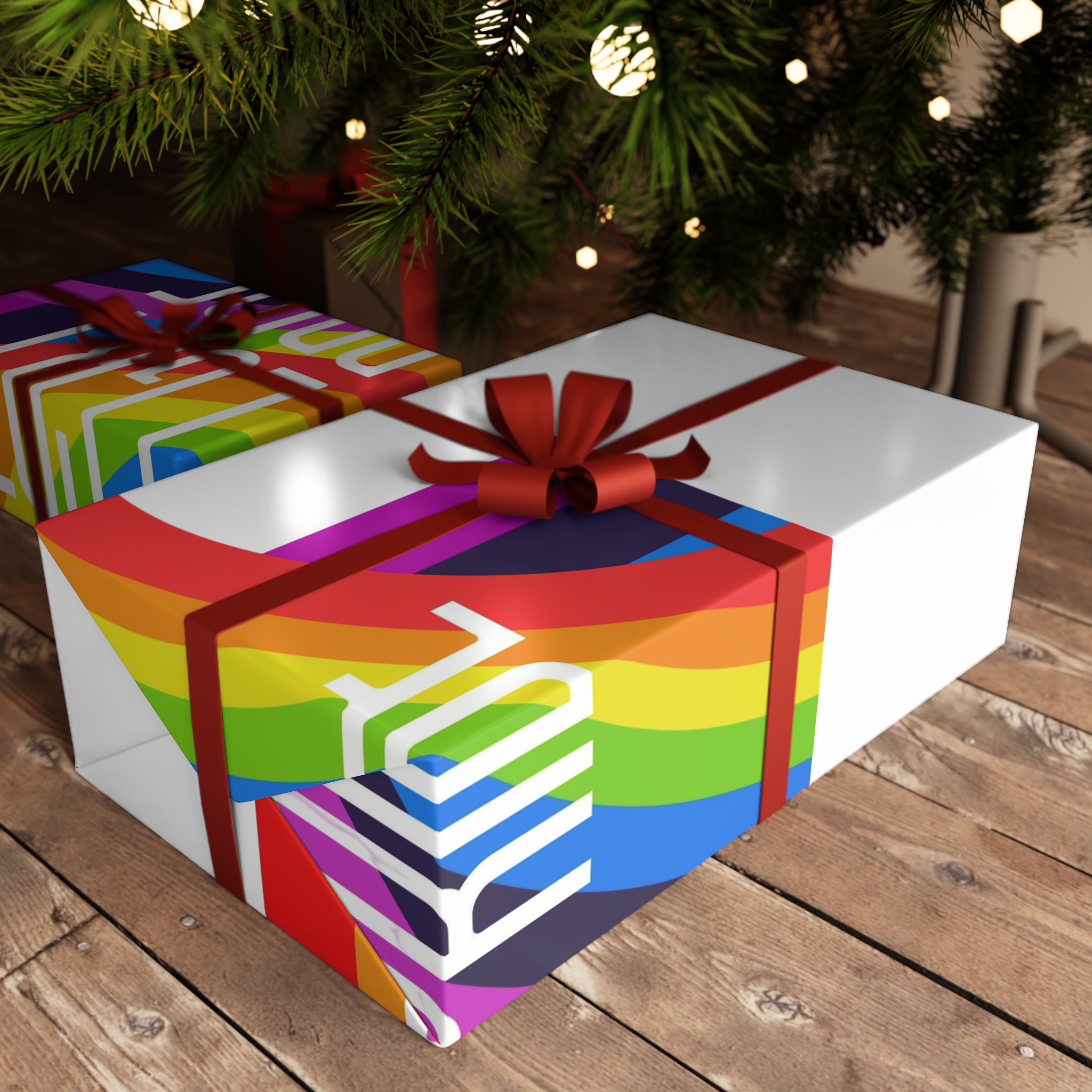 Gay Pride Background Lgbt Day Vector Illustration With Colorful Realistic Style Stickers Flyers Logo Designs Gift Wrapping Paper Sheets 1pc - Image 3