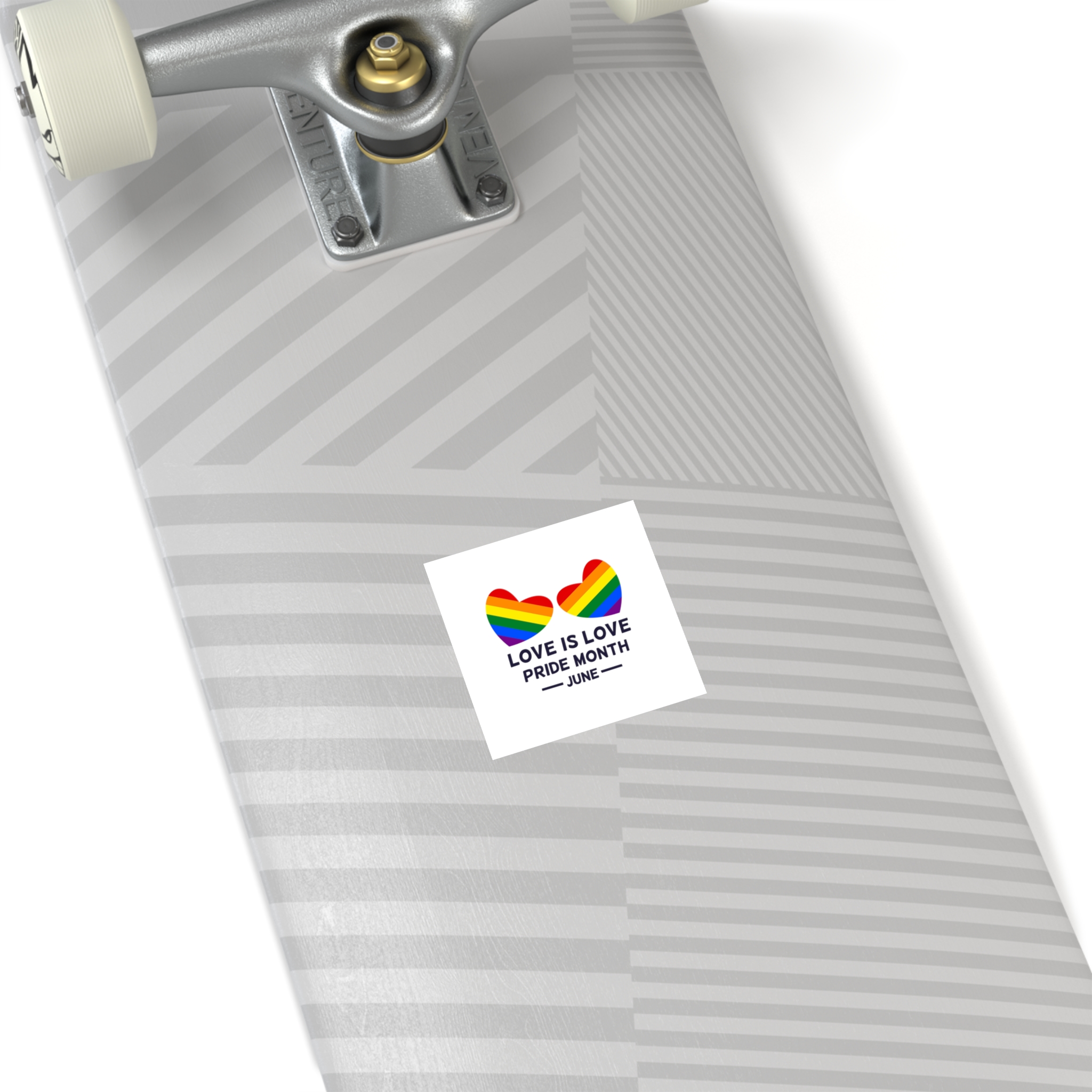 Lgbtq Pride Month June Every Year Rainbow Sign Pride Community Design Banner Poster Card Background Template Laminate Stickers Square - Image 4