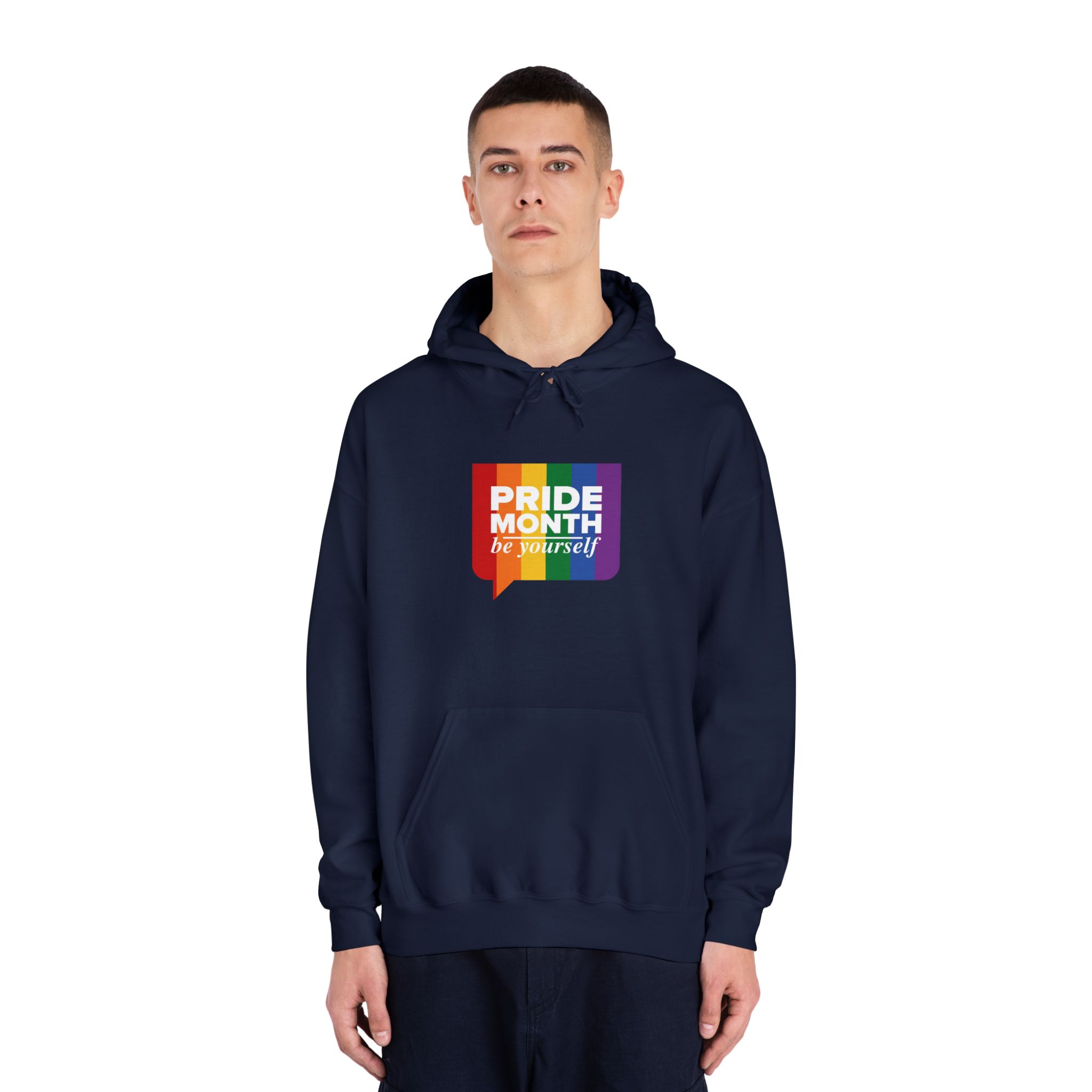 Lgbt Pride Month June Lgbt Flag Rainbow Flag Love Concept Vector Illustration Poster (1) Unisex Dryblend Hooded Sweatshirt - Image 31