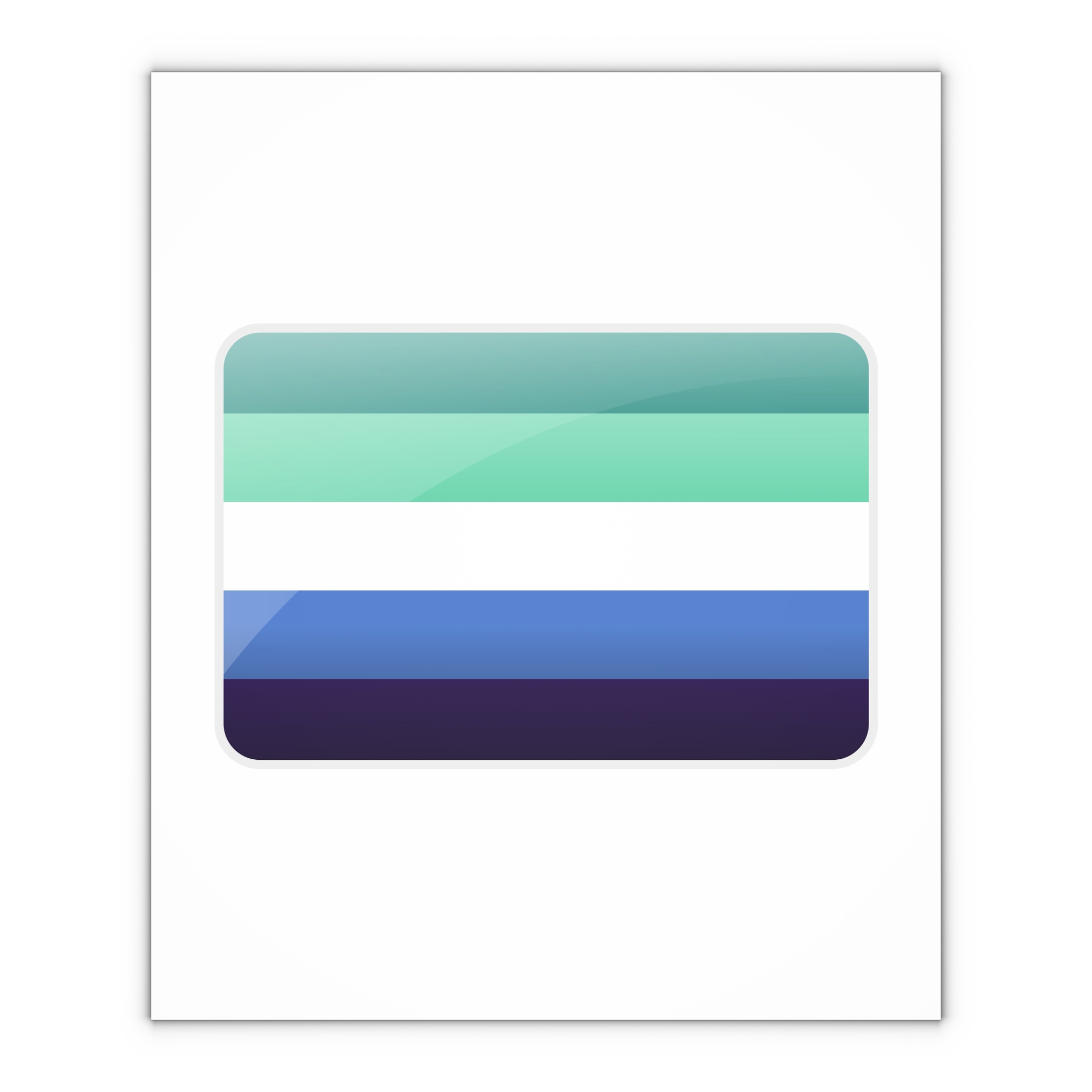 Lesbian Pride Design 20D8BD Gift Wrapping Paper Sheets 1pc - Image 4