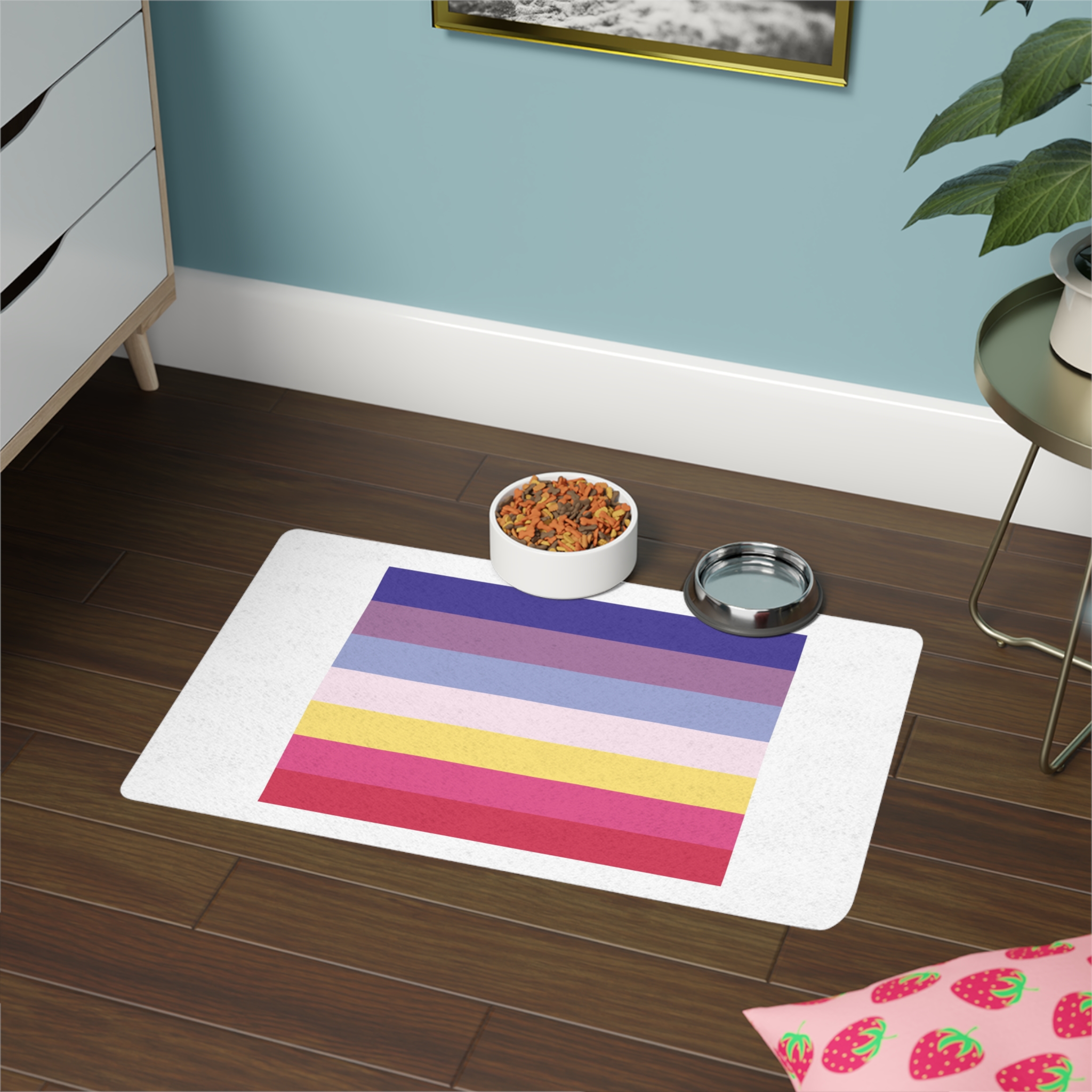 Lesbian Pride Design 4C2A73 Pet Food Mat 12x18 - Image 4