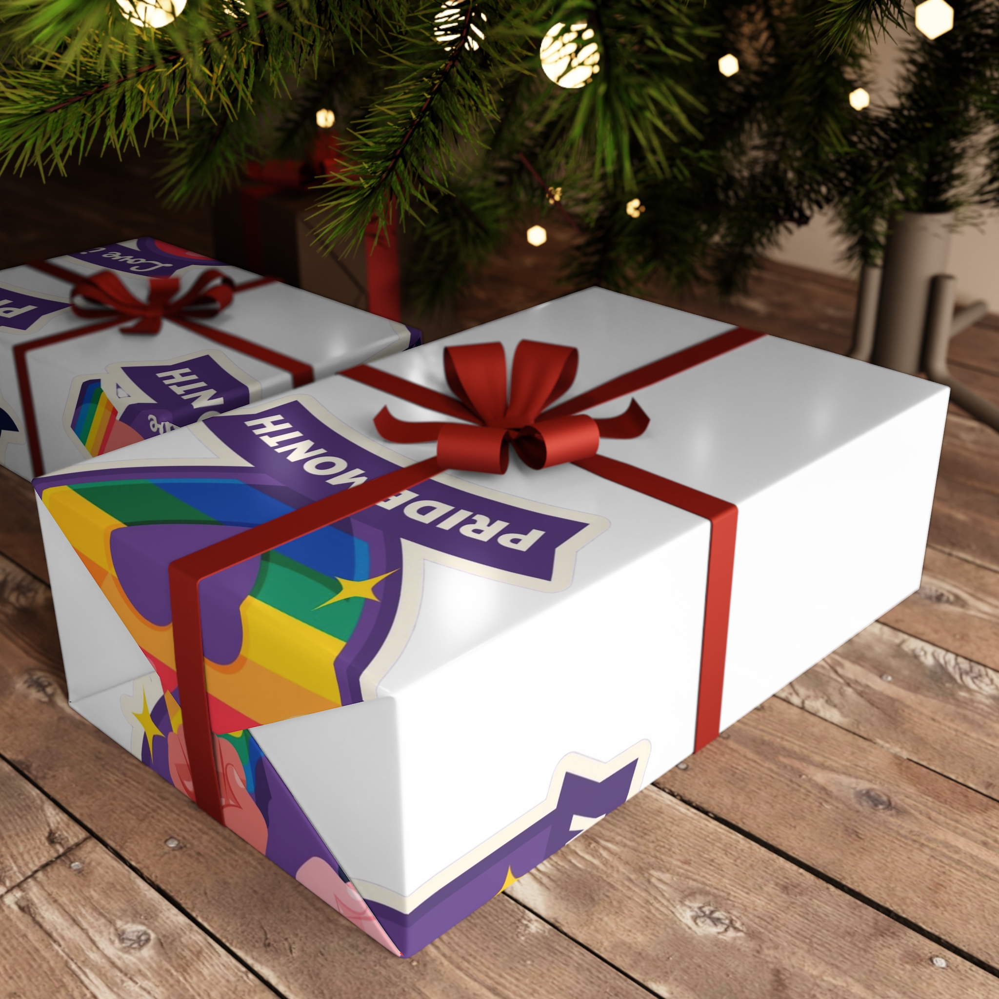 Labels Collection Pride Month Celebration Gift Wrapping Paper Sheets 1pc - Image 3