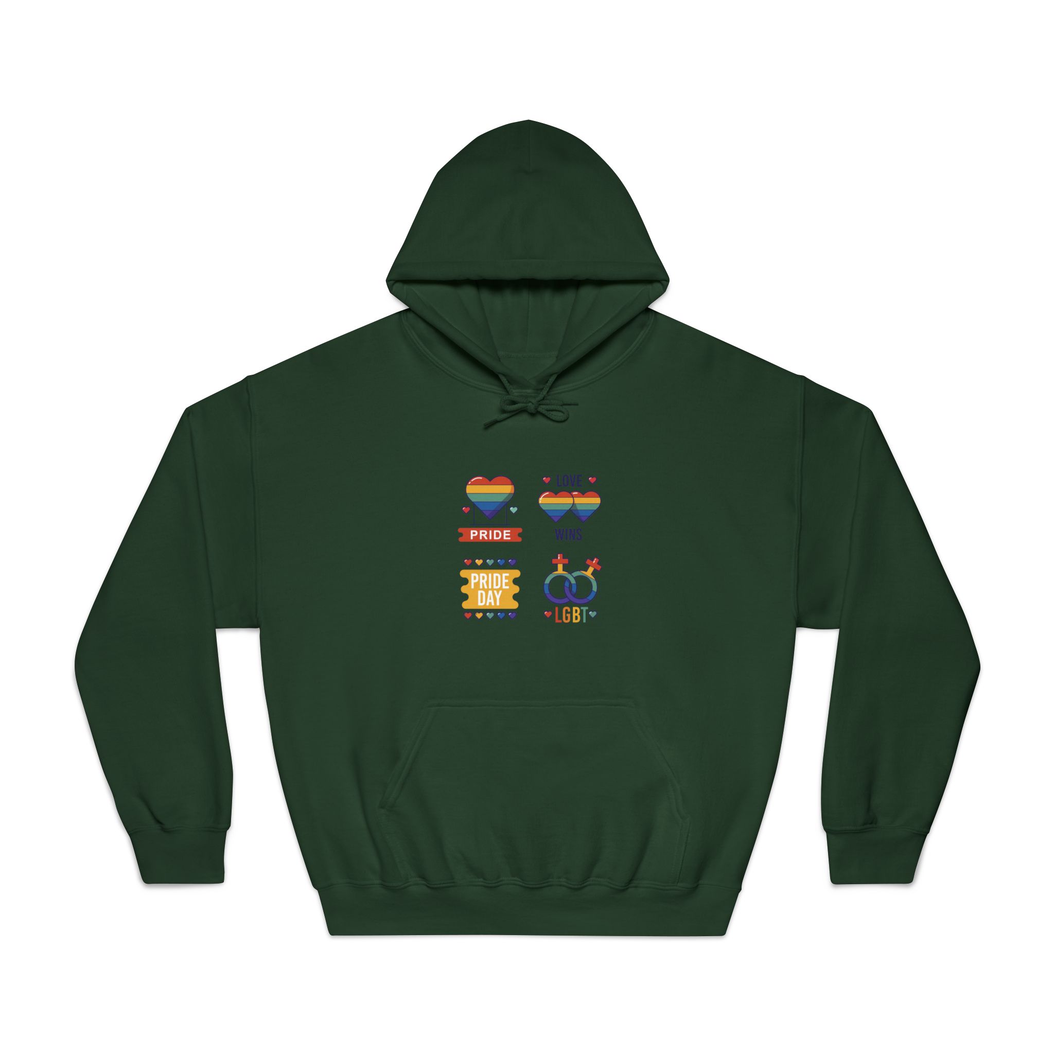 Pride Day Label Collection Concept Unisex Dryblend Hooded Sweatshirt - Image 21