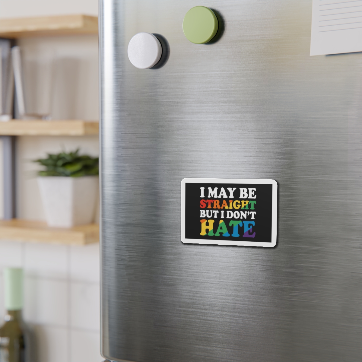 Pride Gay Lgbt Rainbow Tshirt Design(3) Die Cut Magnets - Image 6