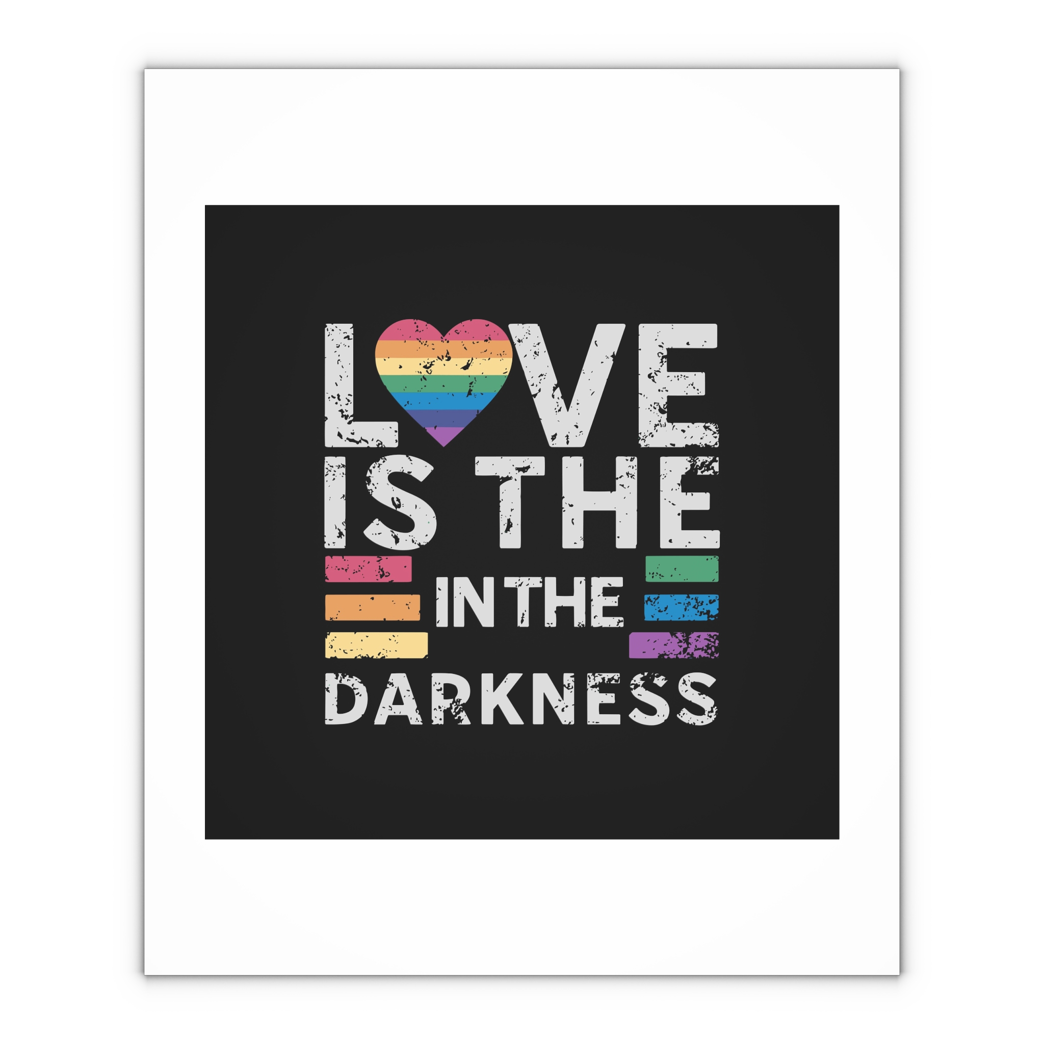 Love Is the In the Darkness Gift Wrapping Paper Sheets 1pc - Image 4