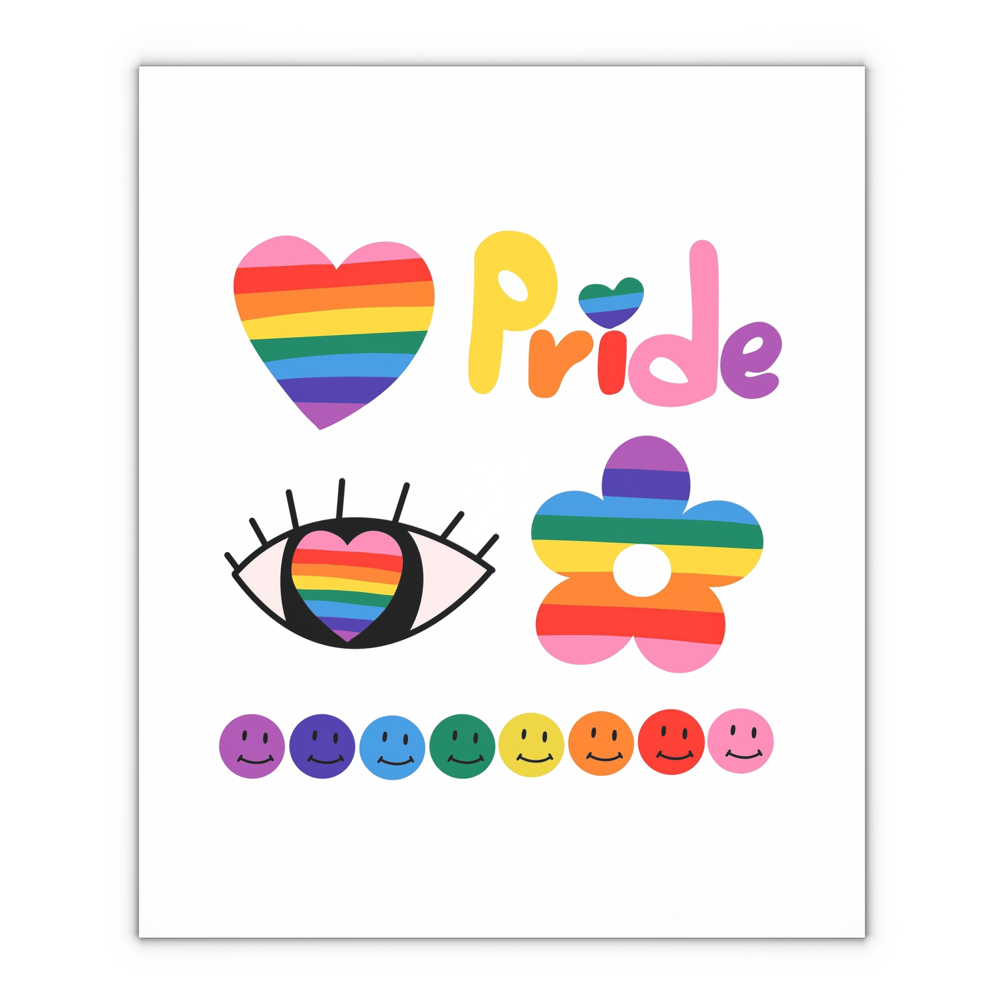 Pride Month Gift Wrapping Paper Sheets 1pc - Image 4